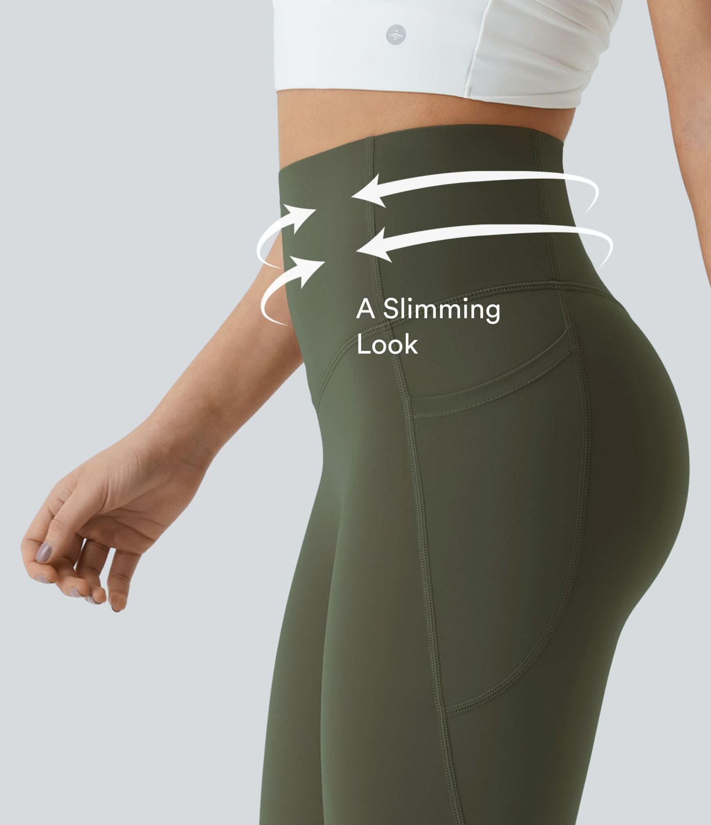 Halara UltraSculpt™ High Waisted Scrunch Butt Lifting Tummy Control Pocket Shaping Yoga Bootcut Leggings