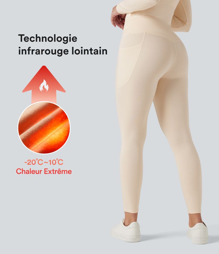 Legging chauffant taille haute Halara HeatCore avec poches
