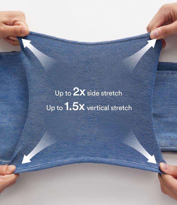 Halara Flex™ Low Rise Zipper Pockets Washed Baggy Wide Leg Casual Jeans