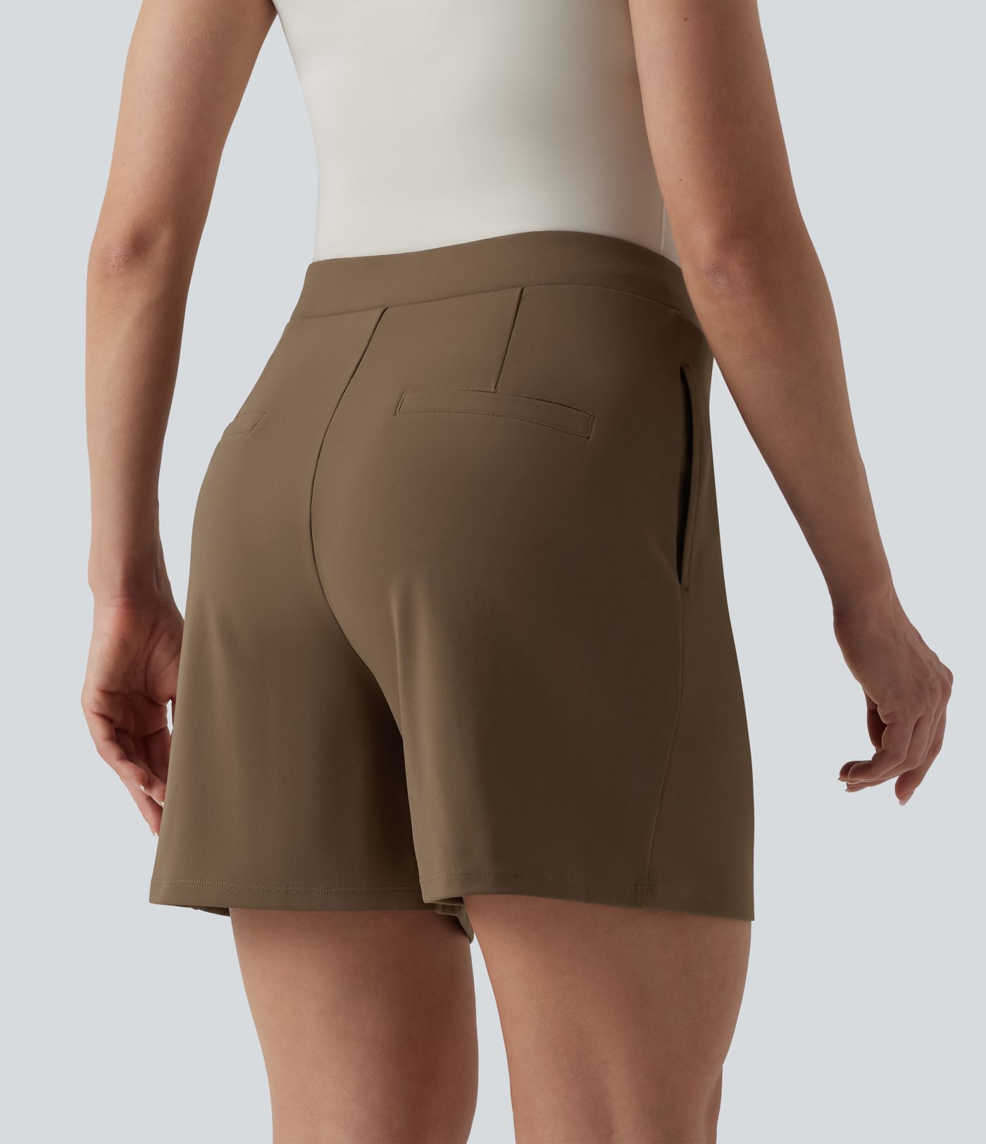 DayStretch Asymmetric Mid Rise Work Shorts 5'' with Pockets DayStretch Asymmetric Mid Rise Work Shorts 5'' with Pockets