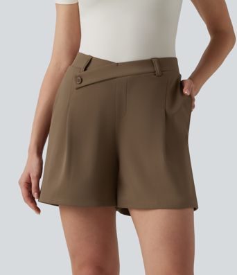 DayStretch Asymmetric Mid Rise Work Shorts 5'' with Pockets DayStretch Asymmetric Mid Rise Work Shorts 5'' with Pockets