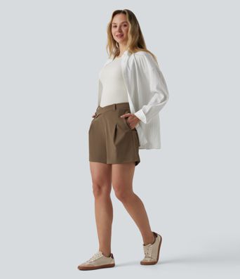 DayStretch Asymmetric Mid Rise Work Shorts 5'' with Pockets DayStretch Asymmetric Mid Rise Work Shorts 5'' with Pockets