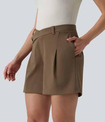 DayStretch Asymmetric Mid Rise Work Shorts 5'' with Pockets DayStretch Asymmetric Mid Rise Work Shorts 5'' with Pockets