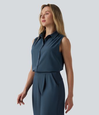 Sleeveless Work Shirt