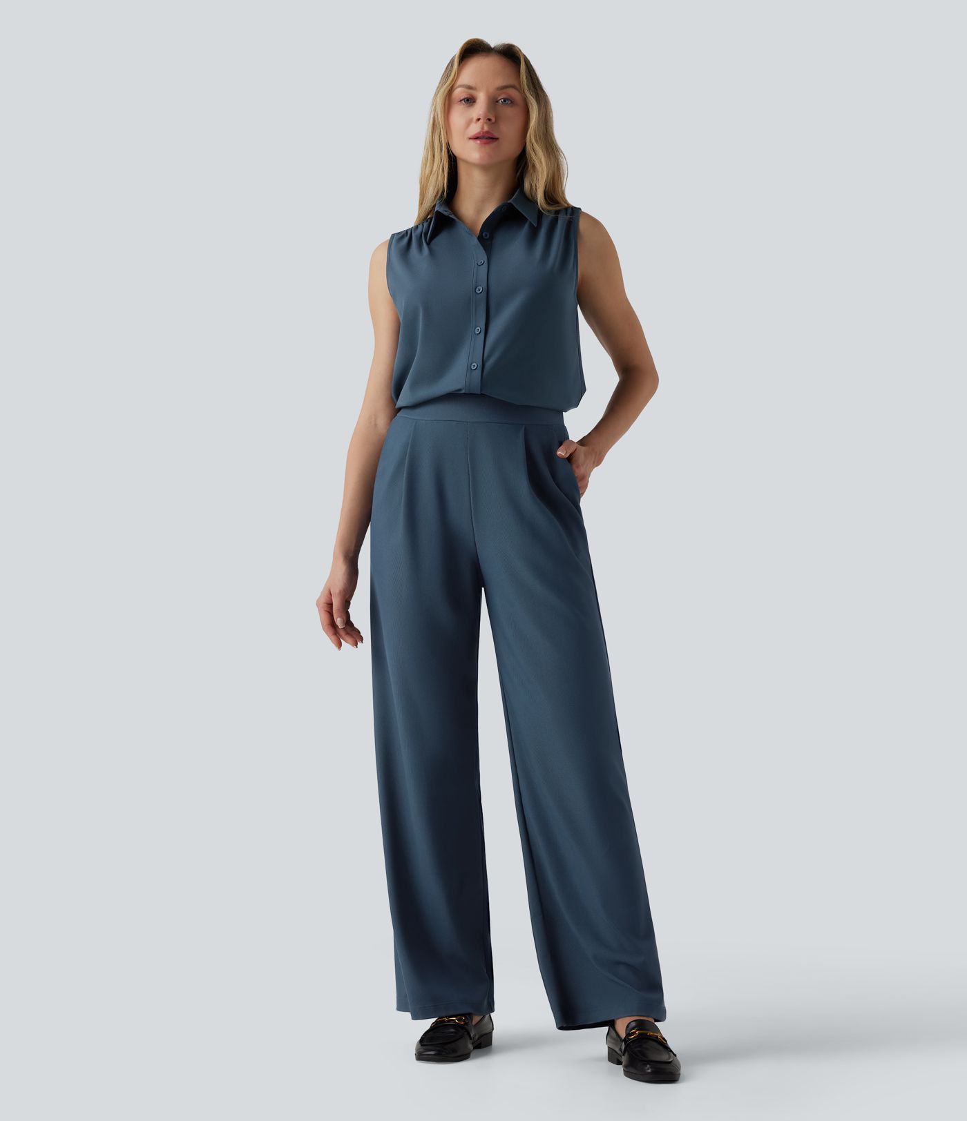 Sleeveless Work Shirt