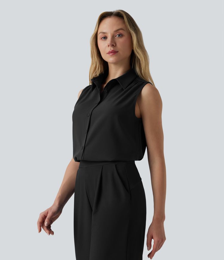 Sleeveless Work Shirt