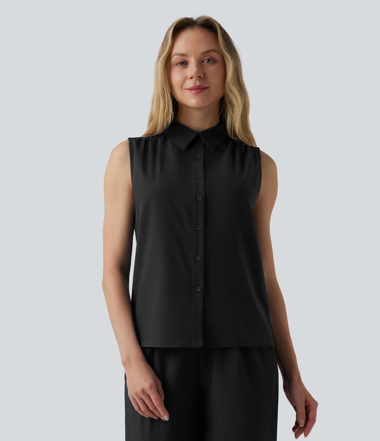 Sleeveless Work Shirt