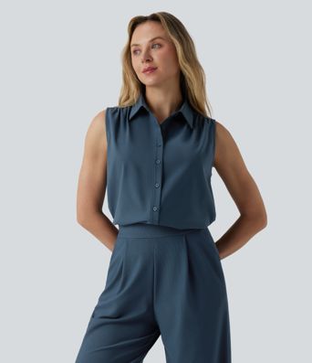 Sleeveless Work Shirt