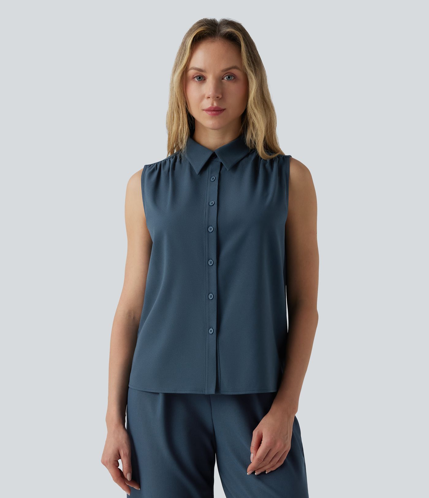 Sleeveless Work Shirt