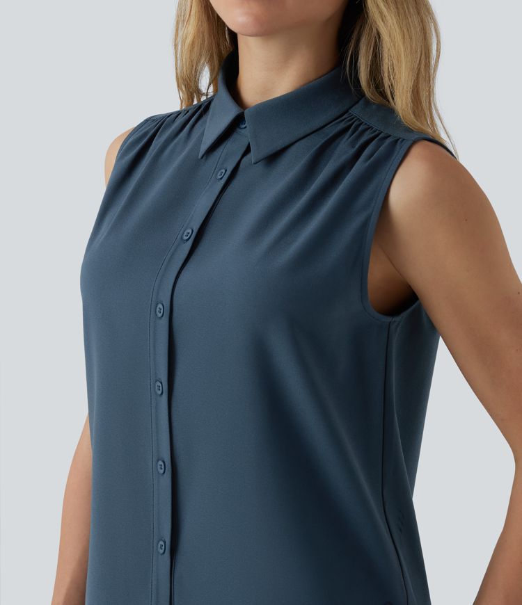 Sleeveless Work Shirt