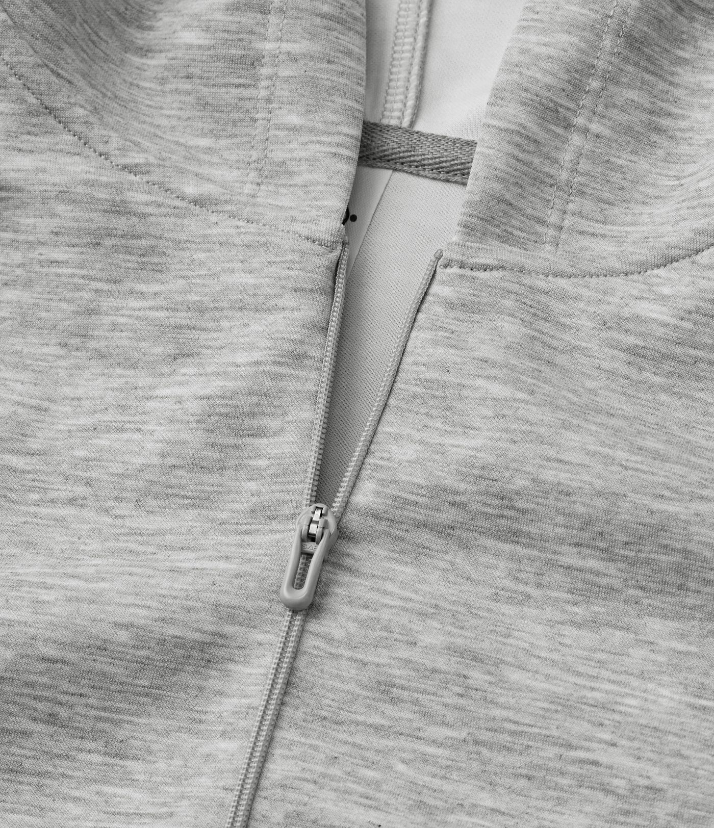 Sweatshirt mit Kapuze, halbem Reißverschluss und Kängurutasche