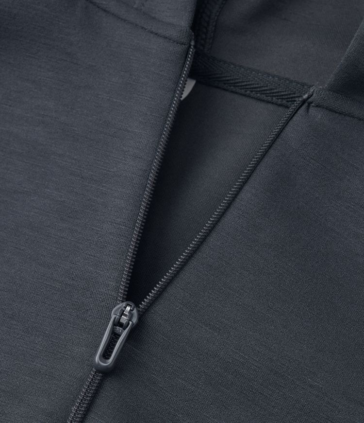 Hooded Half Zipper Casual Sweatshirt with Kangaroo Pocket