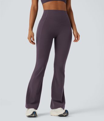 Halara UltraSculpt™ High Waisted Tummy Control Butt Lifting Scrunch Shaping Yoga Bootcut Leggings with Pockets