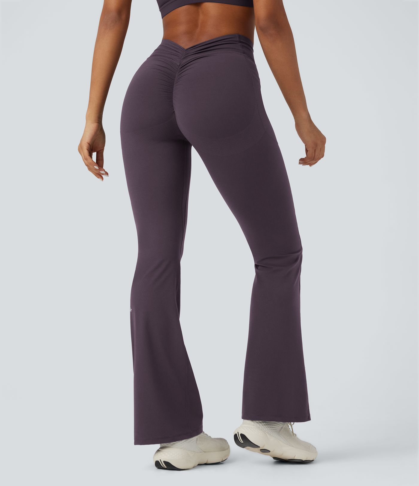 Halara UltraSculpt™ High Waisted Tummy Control Butt Lifting Scrunch Shaping Yoga Bootcut Leggings with Pockets