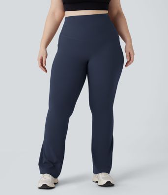 Halara UltraSculpt™ High Waisted Tummy Control Pocket Shaping Yoga Bootcut Plus Size Leggings