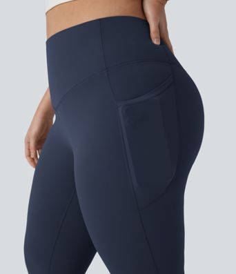 Halara UltraSculpt™ High Waisted Tummy Control Pocket Shaping Yoga Bootcut Plus Size Leggings