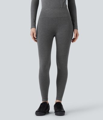 OneForm Seamless Flow High Waisted 7/8 Casual Warming Leggings