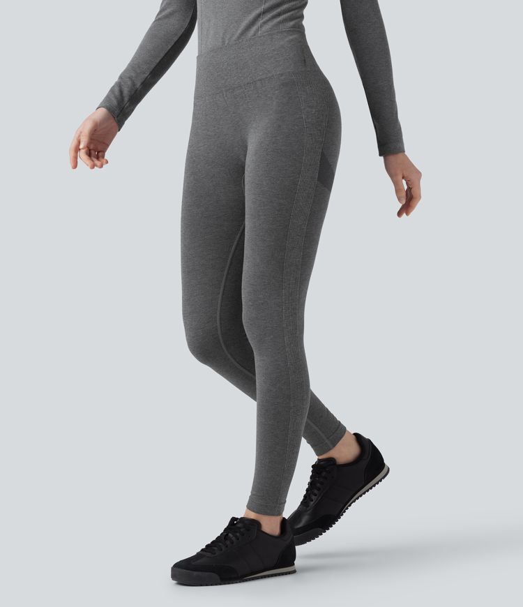 OneForm Seamless Flow High Waisted 7/8 Casual Warming Leggings