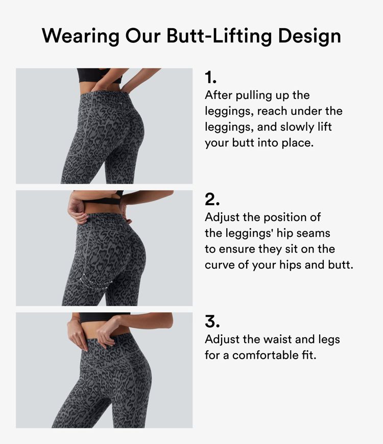 Halara UltraSculpt™ - Workout-Shorts mit hohem Bund, Seitentaschen, Bauchkontrolle, Booty-Scrunch und Leopardenmuster - 22,9 cm