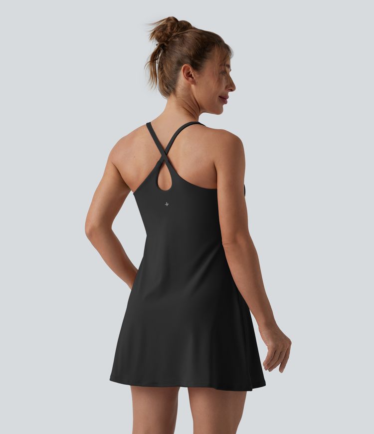 Softlyzero™ Plush Backless Active Dress-Easy Peezy Edition D-F