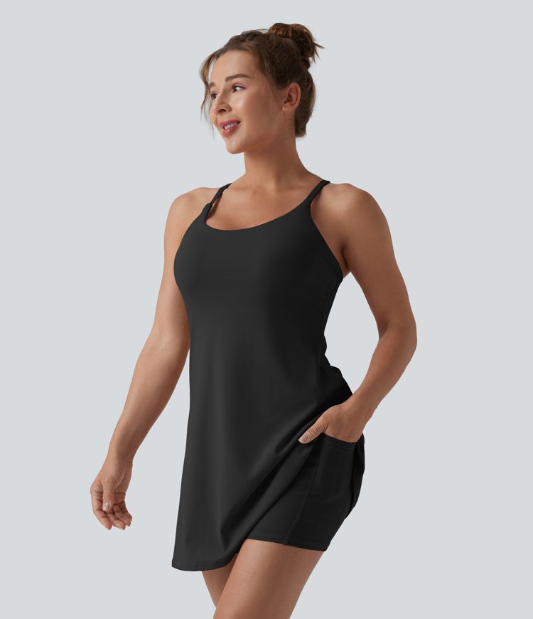 Softlyzero™ Plush Backless Active Dress-Easy Peezy Edition D-F