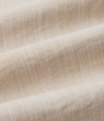 Mid Rise Casual Linen-Feel Pants with Pockets