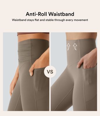 Halara UltraSculpt™ leggings de yoga 7/8 de talle alto, moldeadores, con control del abdomen, banda anti-enrollamiento que evita que se suban y con bolsillos