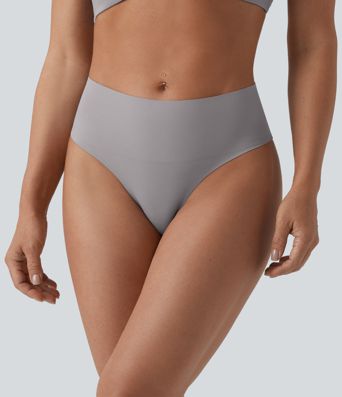 High Waisted Tummy Control Lounge Thong