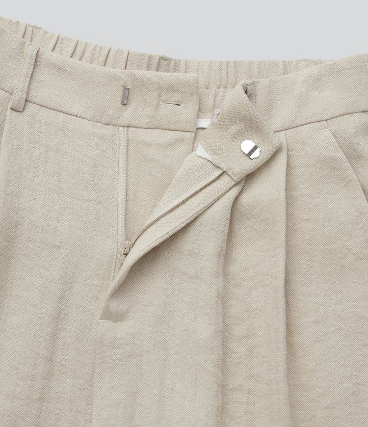 Lässige Shorts mit hohem Bund und Seitentaschen