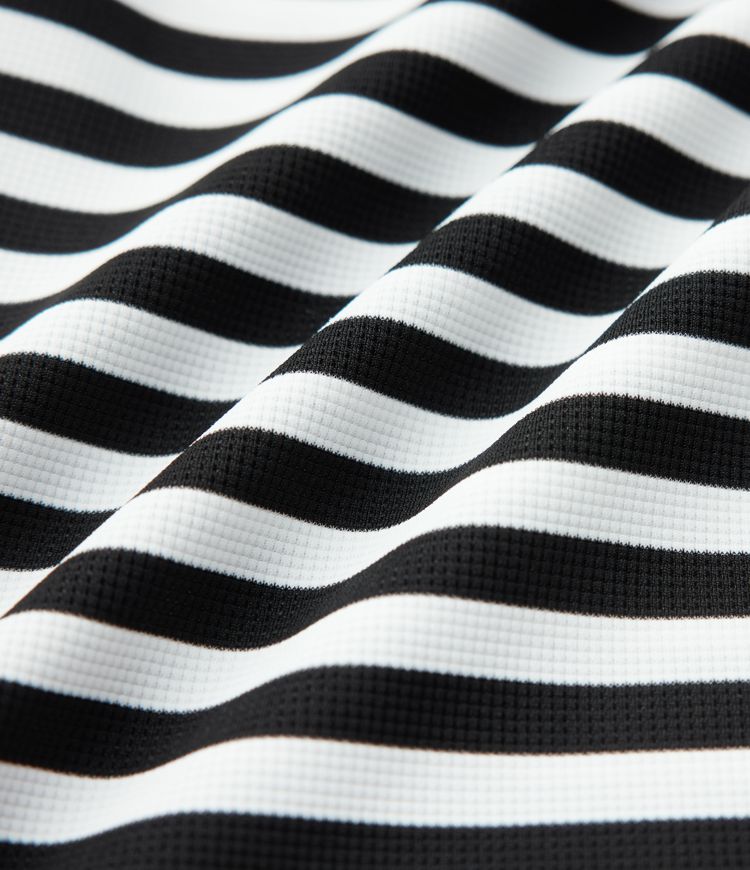 High Waisted Drawstring Tummy Control Stripe Waffle Flare Casual Trousers with Pockets