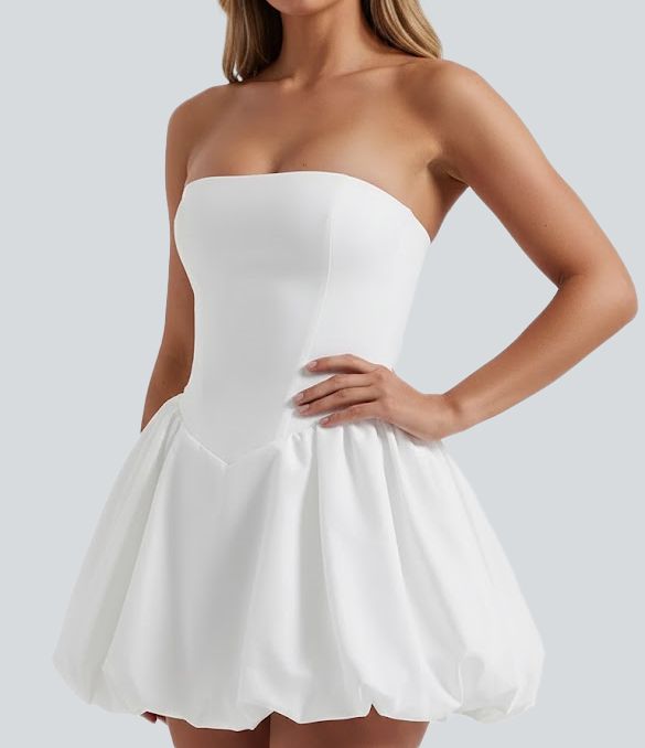 SoftlyZero™ Airy Tube Bubble 2-in-1 Cool Touch Micro Mini Dress