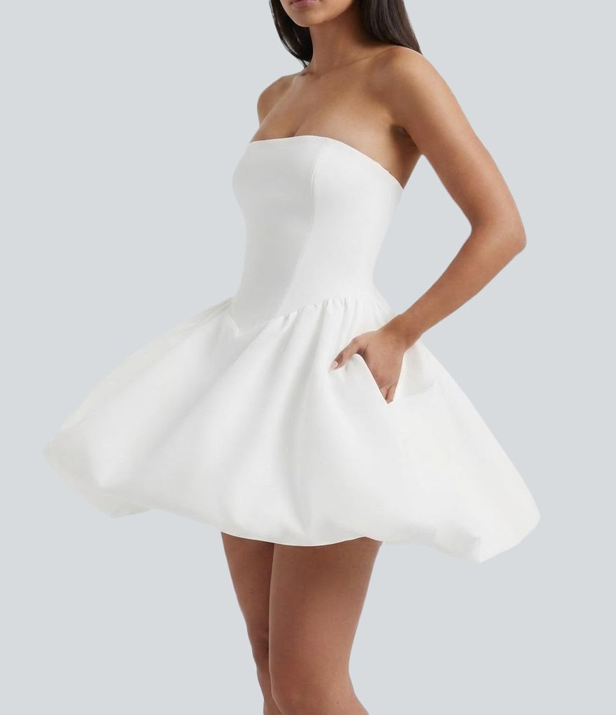 SoftlyZero™ Airy Tube Bubble 2-in-1 Cool Touch Micro Mini Dress