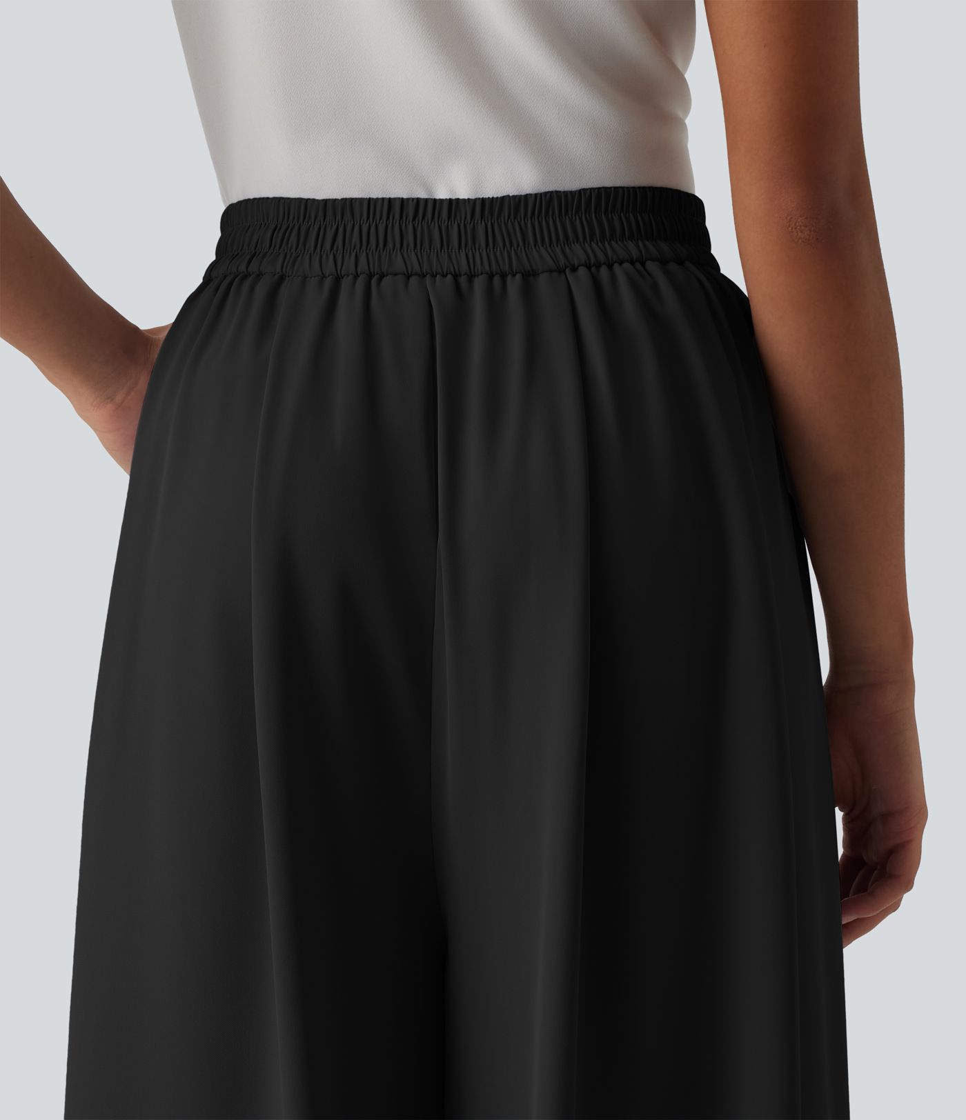 High Waisted Baggy Work Pants with Pockets