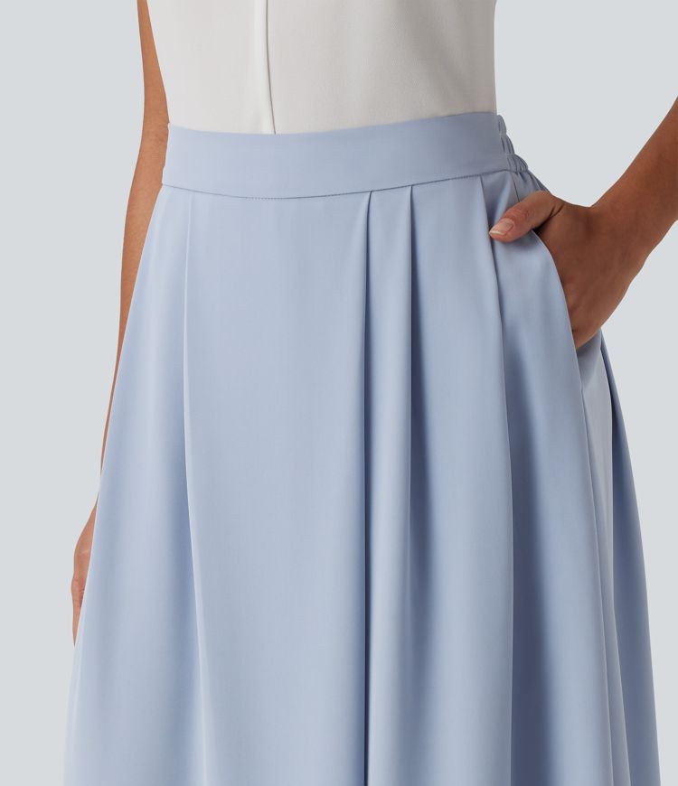 High Waisted Baggy Work Pants with Pockets