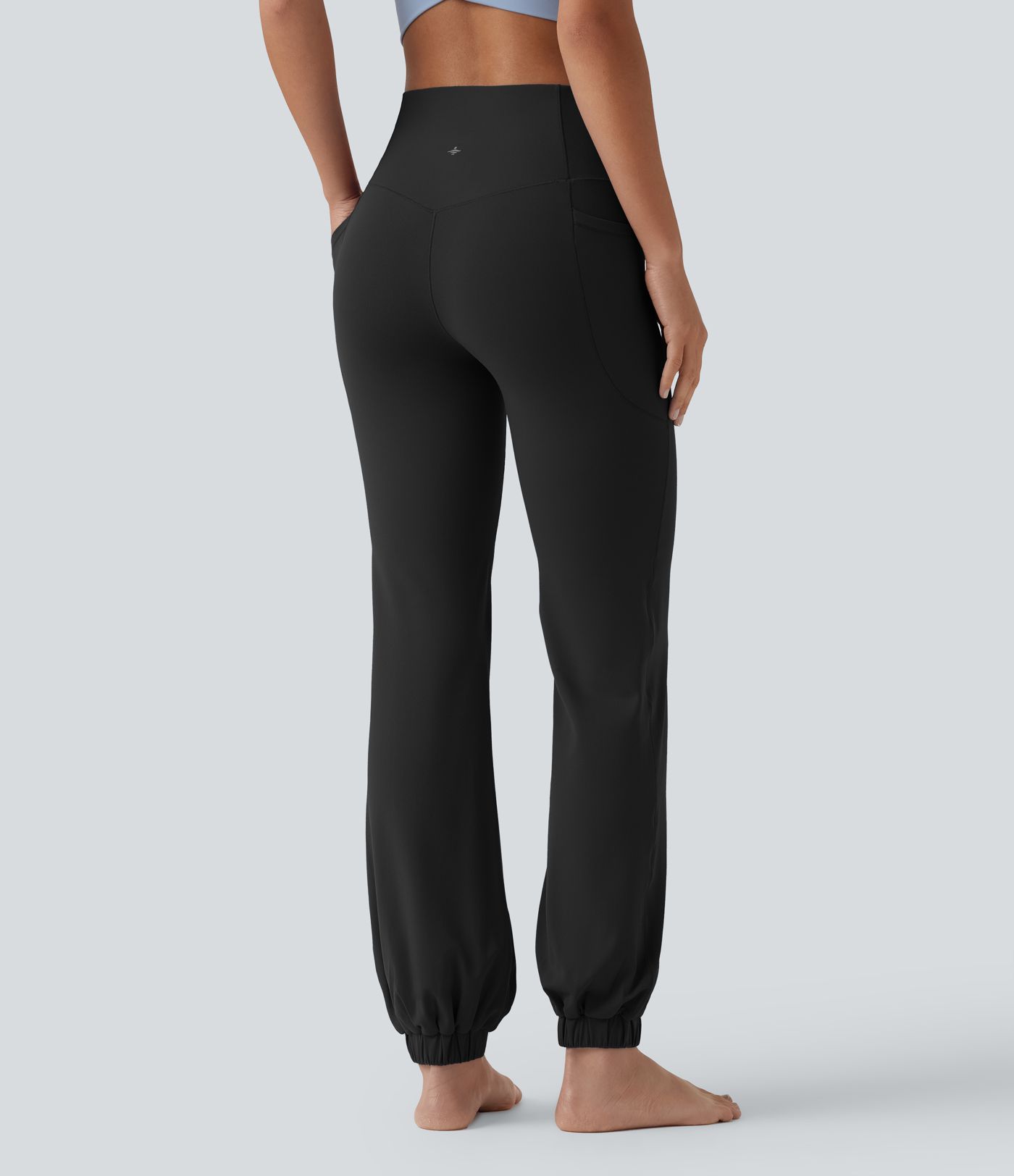 SoftlyZero™ High Waisted Tummy Control Dance Balloon Joggers with Pockets