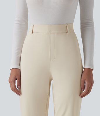 Halara Flex™ DayStretch pantalones de trabajo de talle alto con corte acampanado