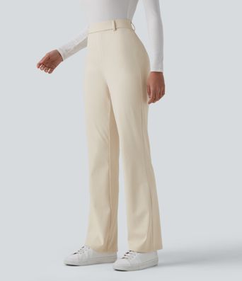 Halara Flex™ DayStretch pantalones de trabajo de talle alto con corte acampanado