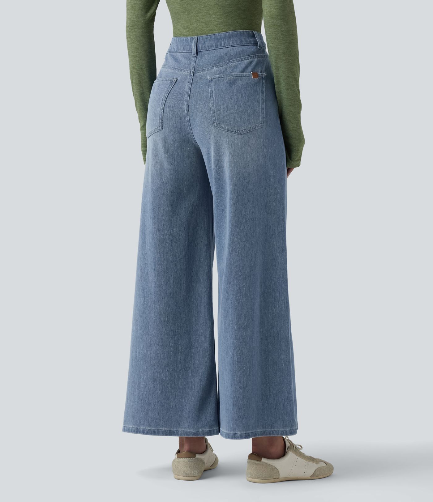 Jean large décontracté Halara Flex™ taille haute avec poches