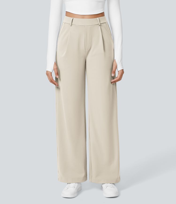 Halara Flex™ DayStretch High Waisted Pocket Straight Leg Work Pants