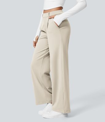 Halara Flex™ DayStretch High Waisted Pocket Straight Leg Work Pants