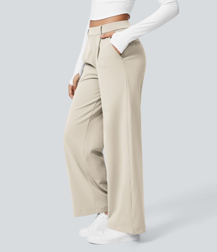 Halara Flex™ DayStretch High Waisted Pocket Straight Leg Work Pants