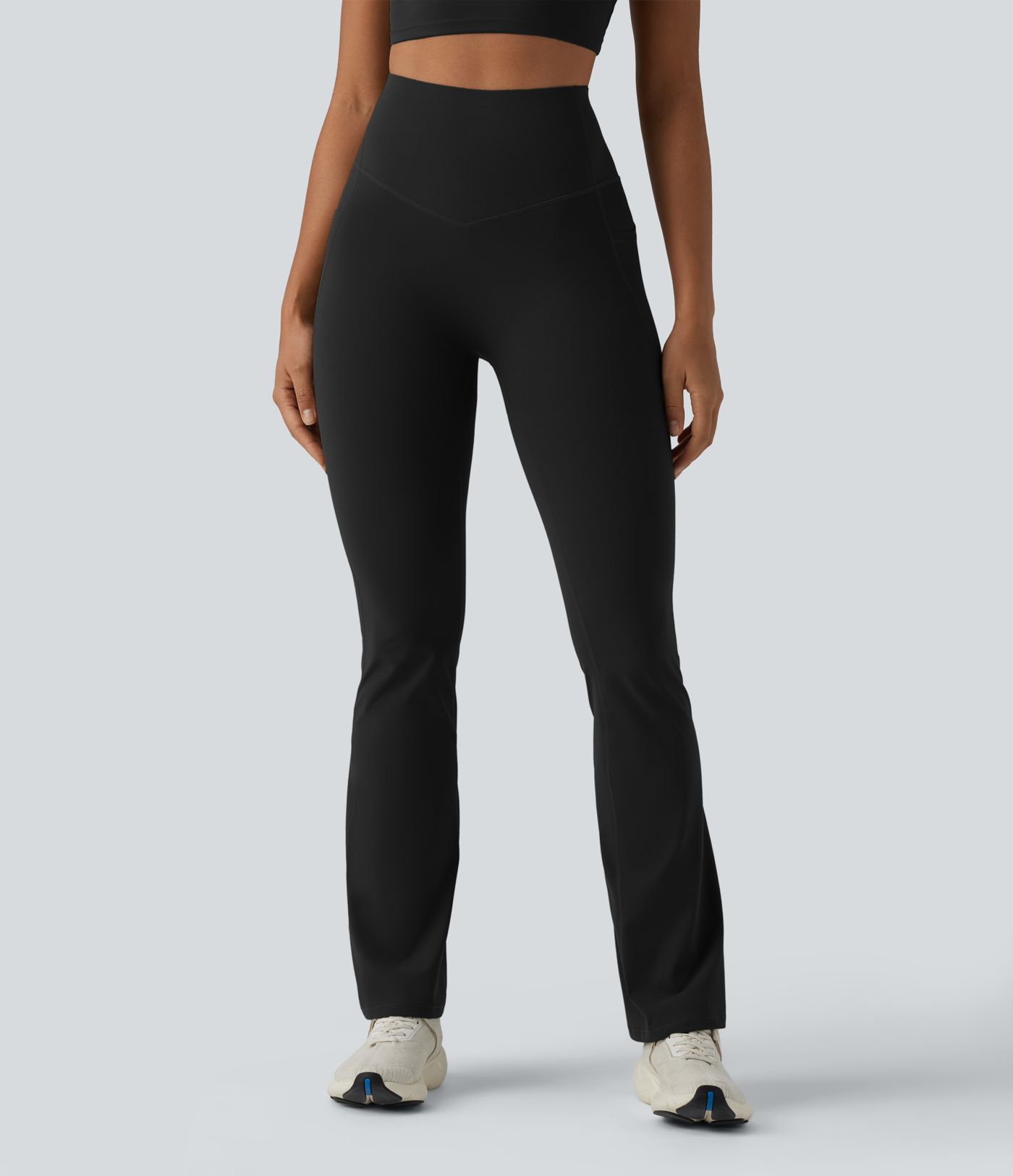 Halara UltraSculpt™ High Waisted Butt Lifting Tummy Control Bootcut Yoga Leggings with Pockets
