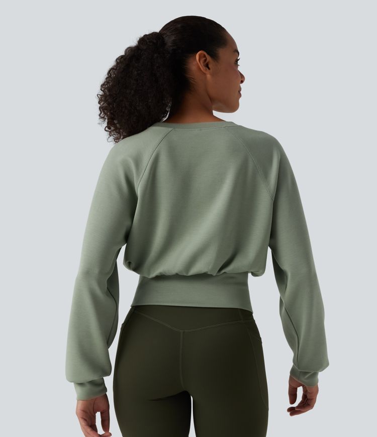 Sweat décontracté SpacerTek™ col rond à manches longues