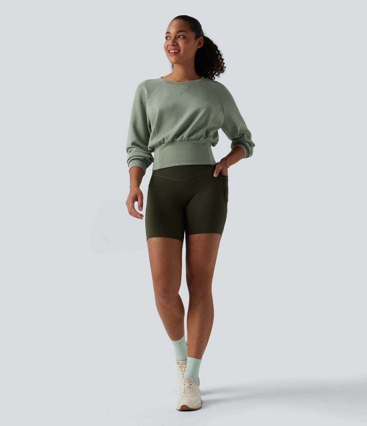 Sweat décontracté SpacerTek™ col rond à manches longues