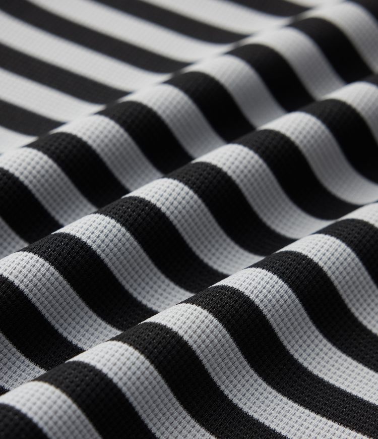 High Waisted Tummy Control Drawstring Wide Leg Stripe Waffle Casual Pants with Pockets