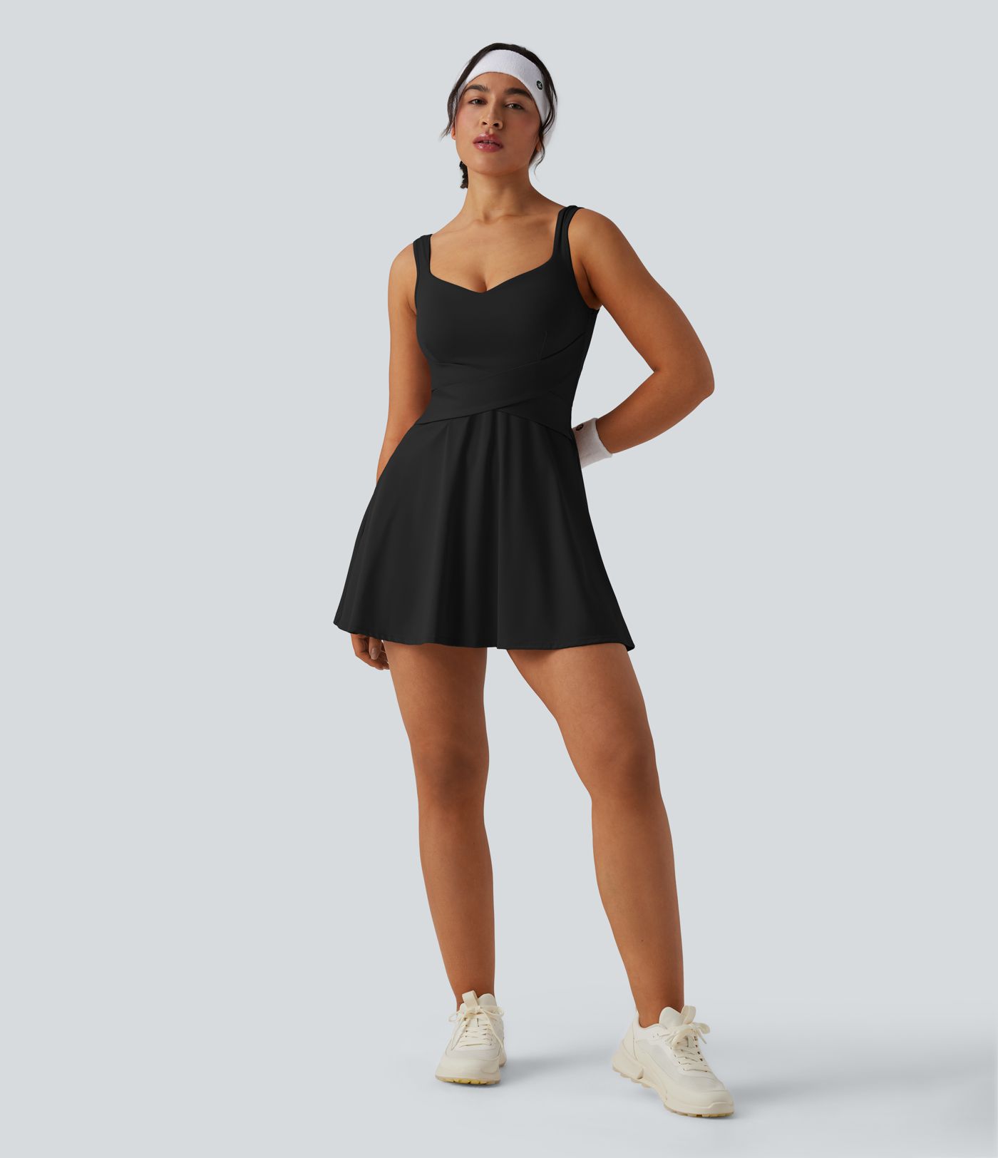 SoftlyZero™ Airy - 2-in-1 Tennis-Minikleid mit Seitentaschen und Cool-Touch - Easy Peezy Edition, UPF50+