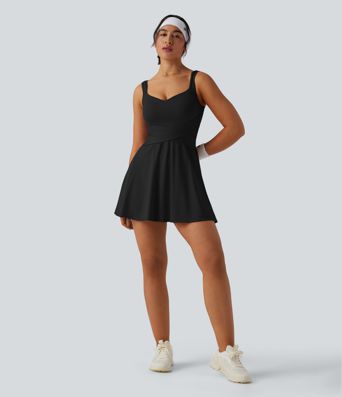 SoftlyZero™ Airy - 2-in-1 Tennis-Minikleid mit Seitentaschen und Cool-Touch - Easy Peezy Edition, UPF50+