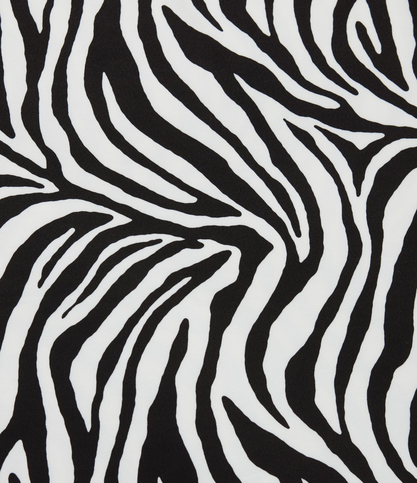 Hverdags midi-nederdel med høj talje og zebramønster