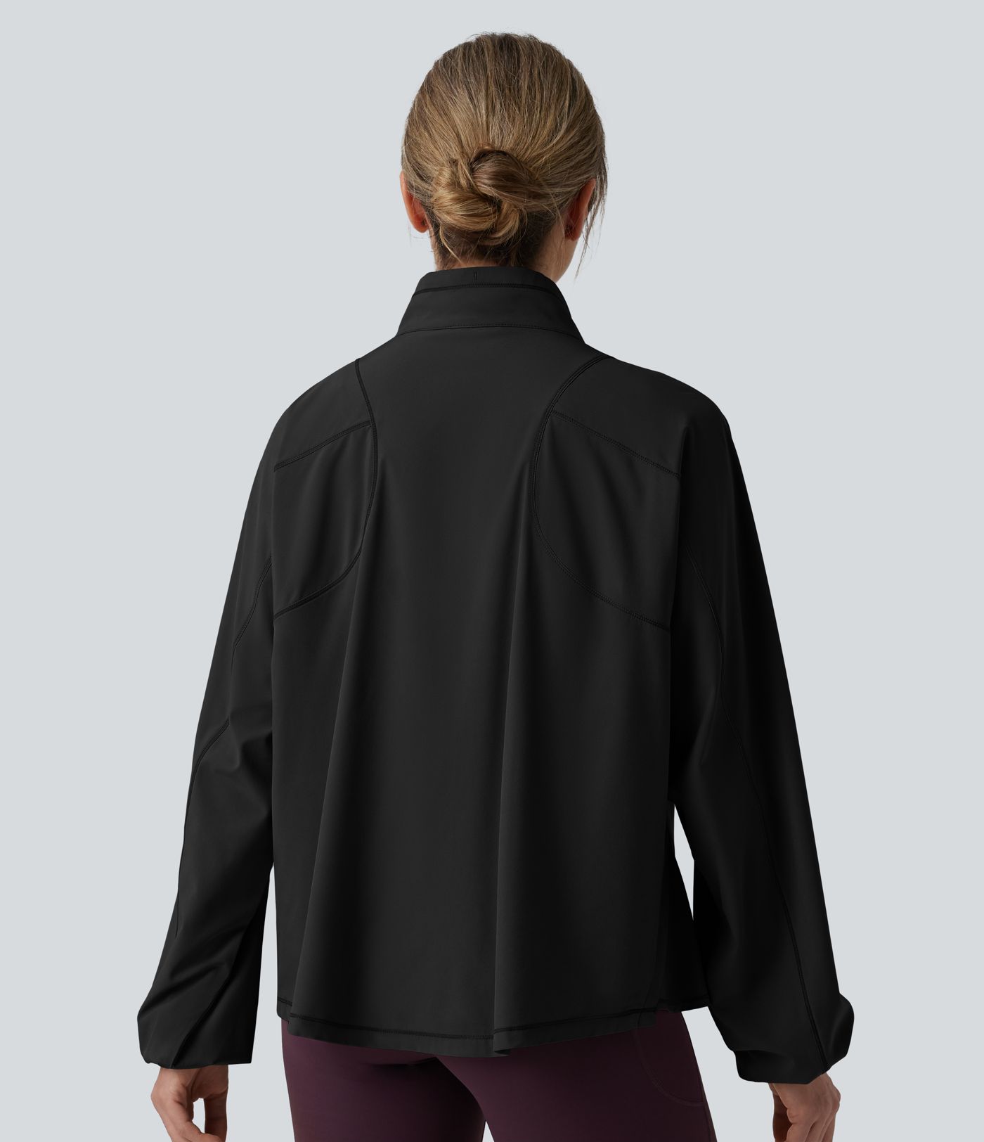 Breezeful™ - Trainingsjacke mit Seitentaschen, langen Ärmeln und Kordelzug - schnelltrocknend
