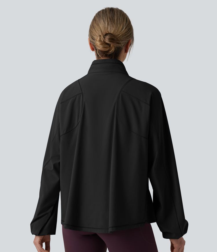 Breezeful™ - Trainingsjacke mit Seitentaschen, langen Ärmeln und Kordelzug - schnelltrocknend